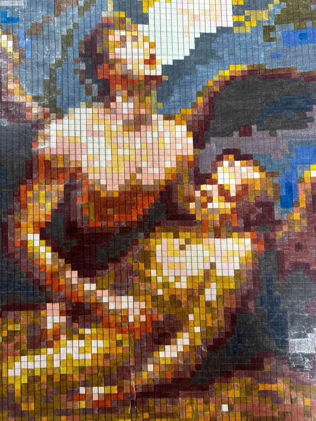 Free To Go original framed pixel art artwork