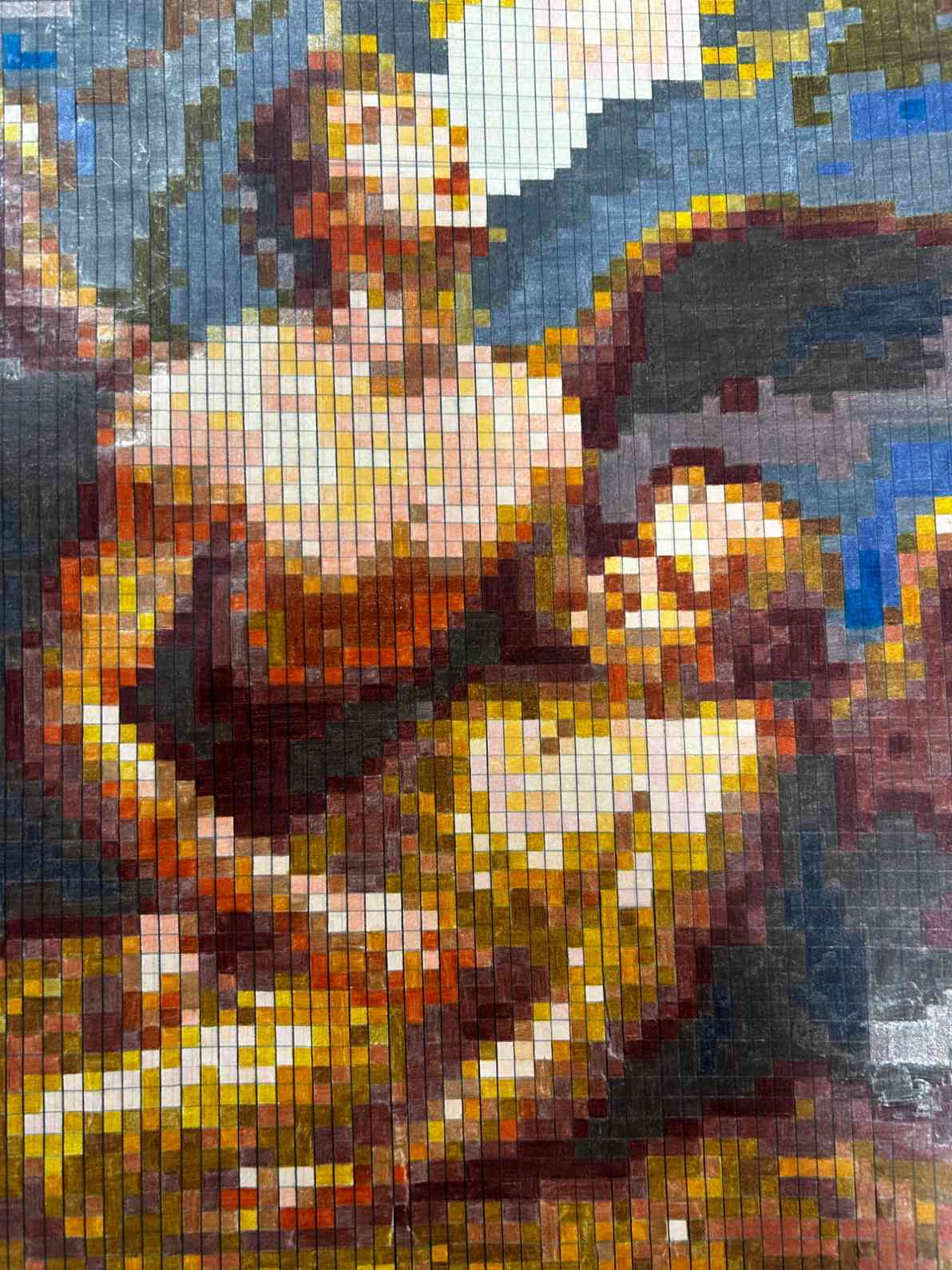 Free To Go original framed pixel art artwork