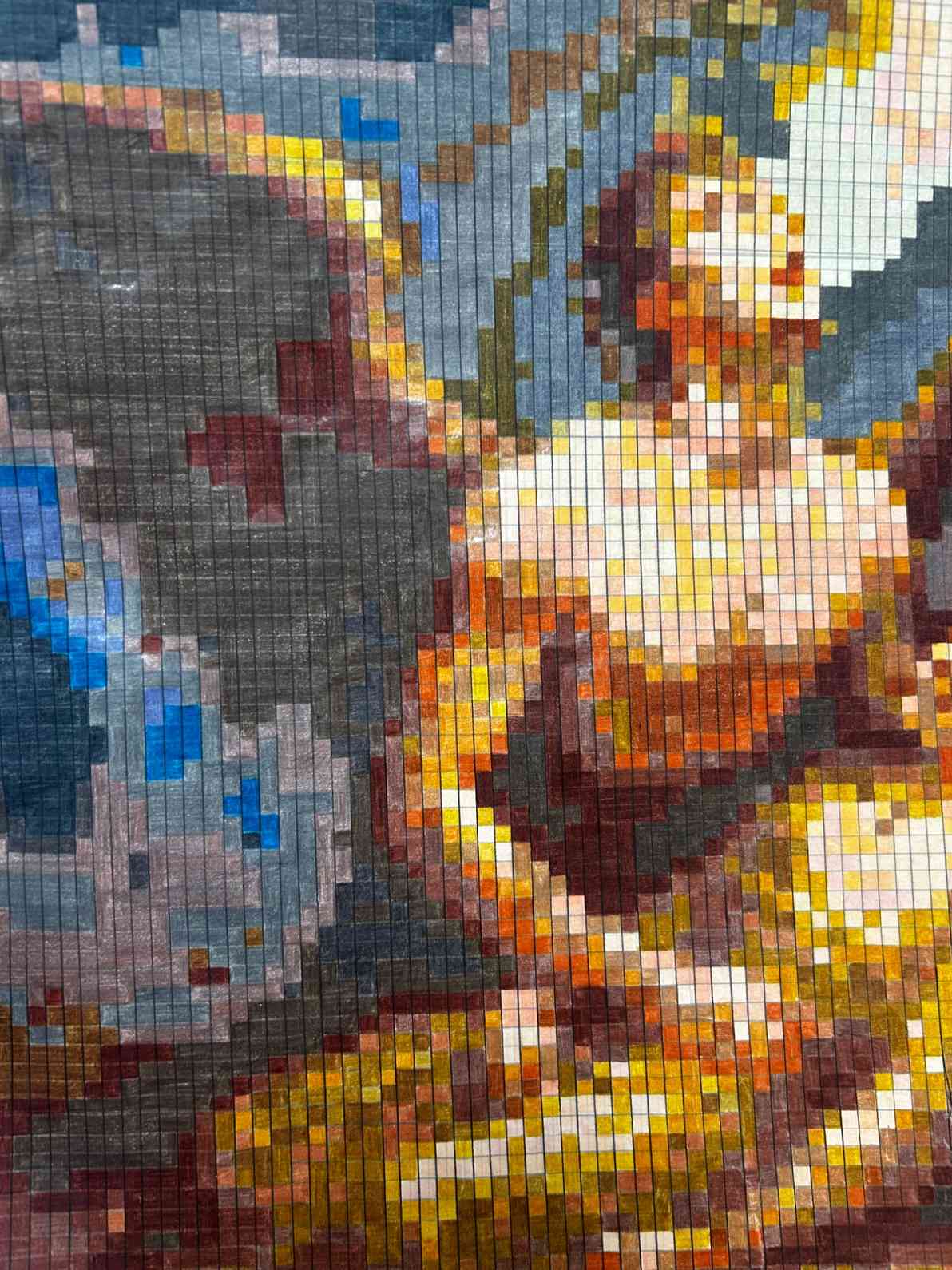 Free To Go original framed pixel art artwork