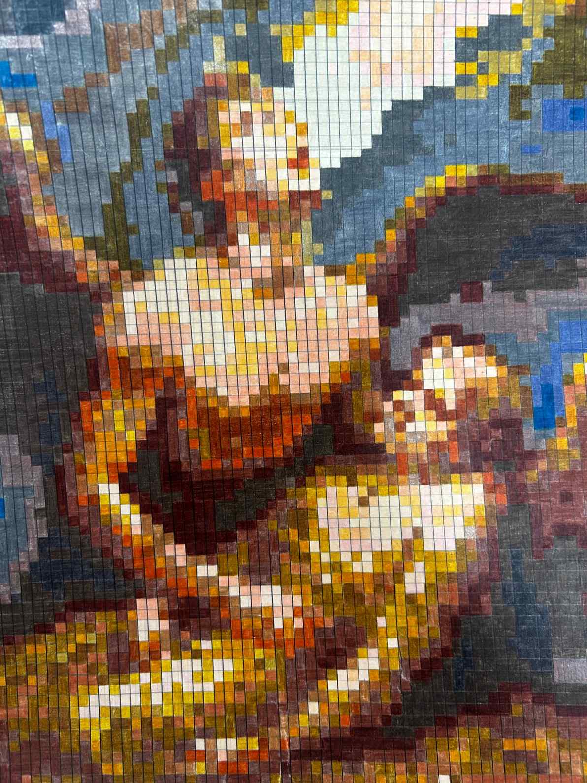 Free To Go original framed pixel art artwork