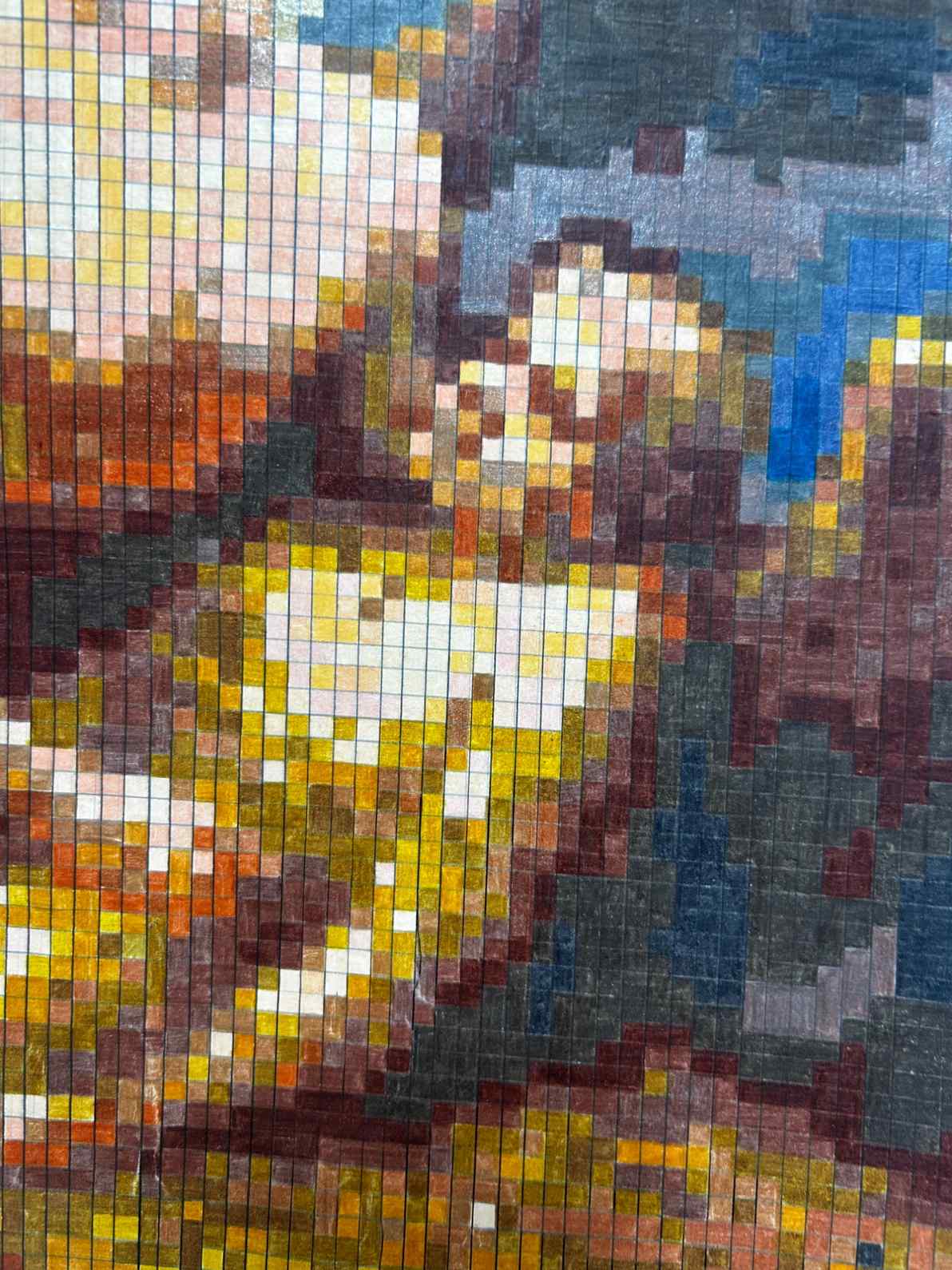 Free To Go original framed pixel art artwork