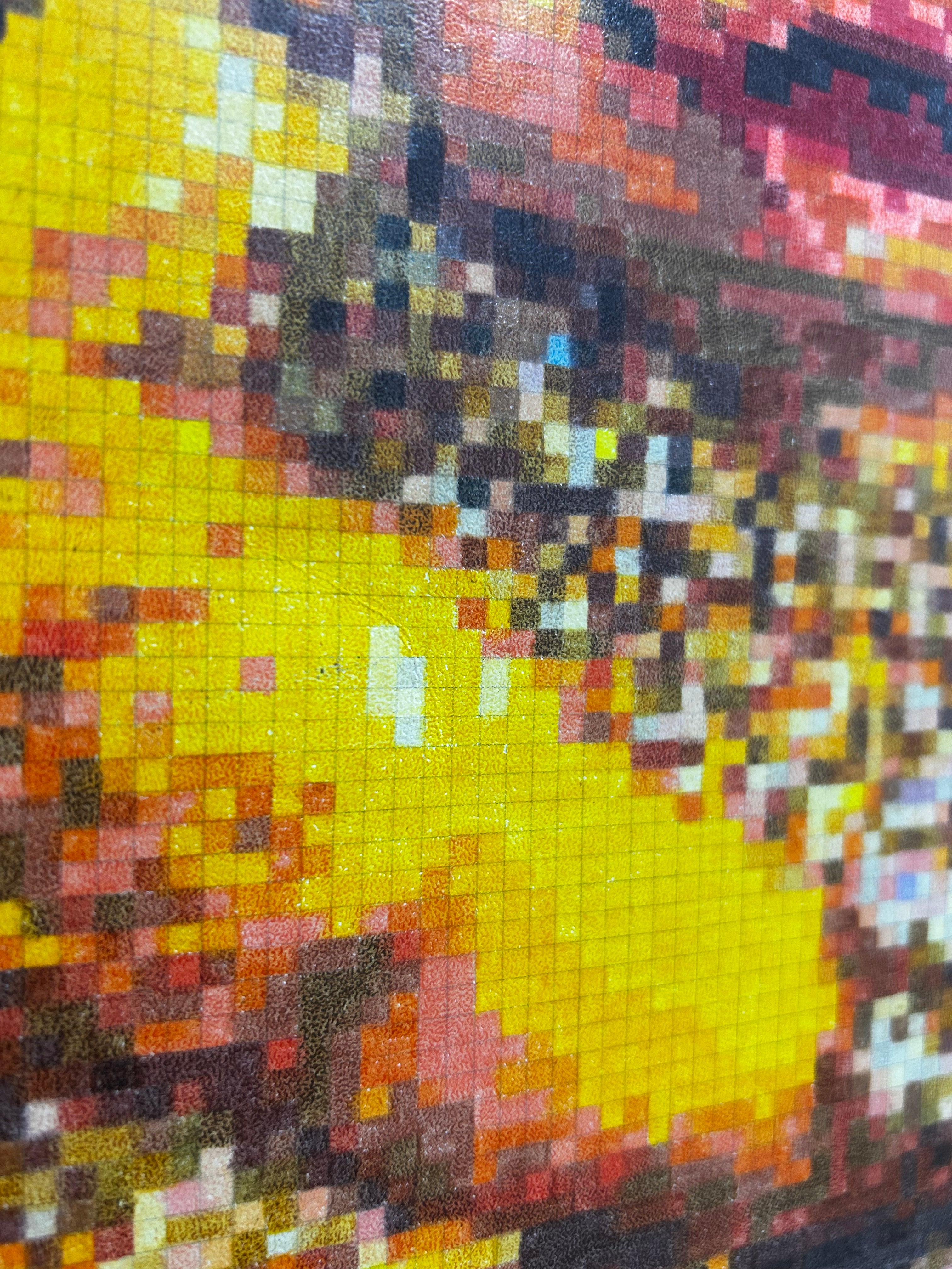 It’s Not About the Money original framed pixel art artwork