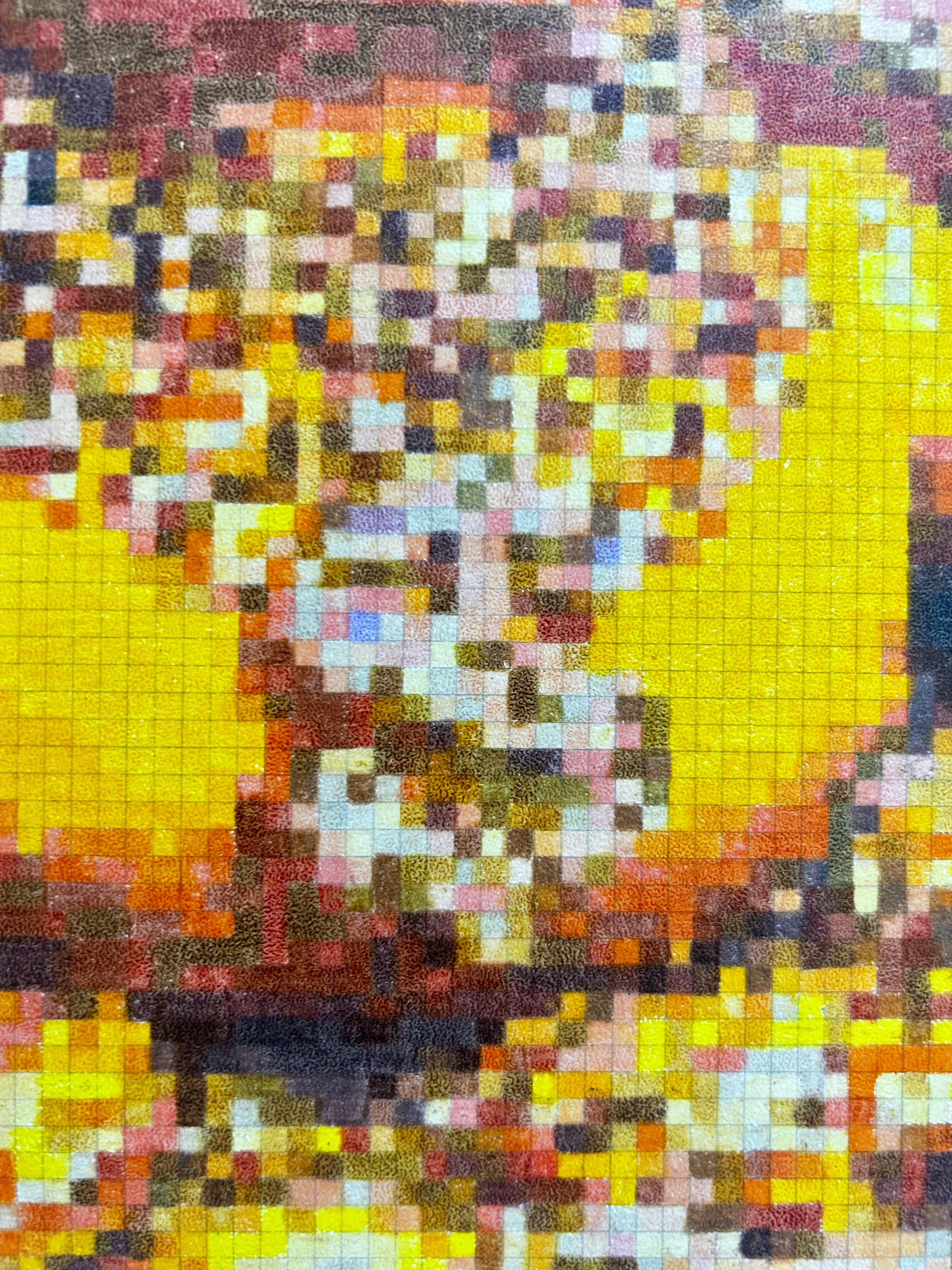 It’s Not About the Money original framed pixel art artwork