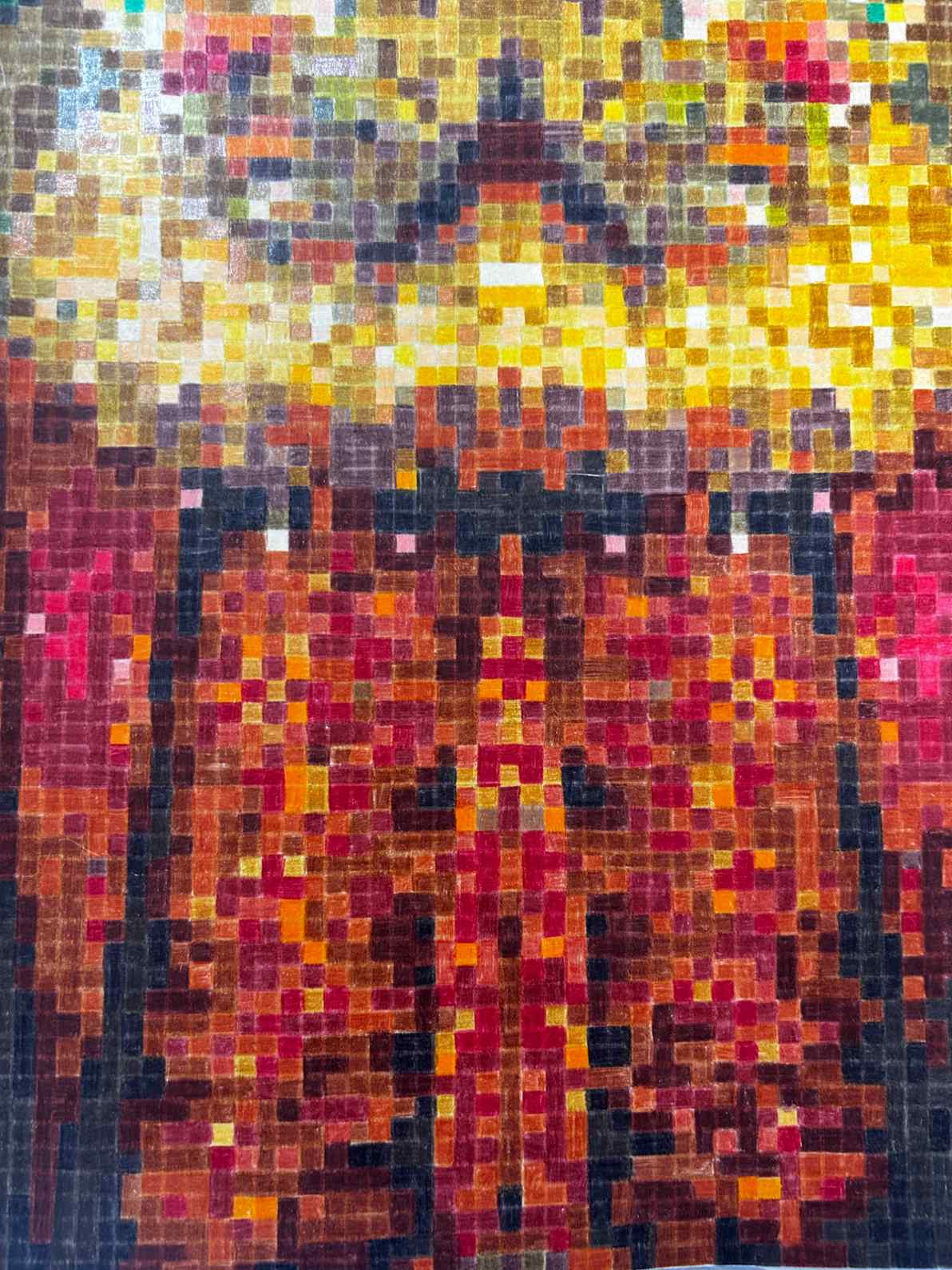 Let Me Be original pixel artwork framed