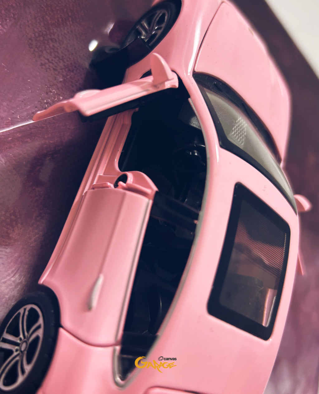 Urban Mirage original framed automotive display artwork
